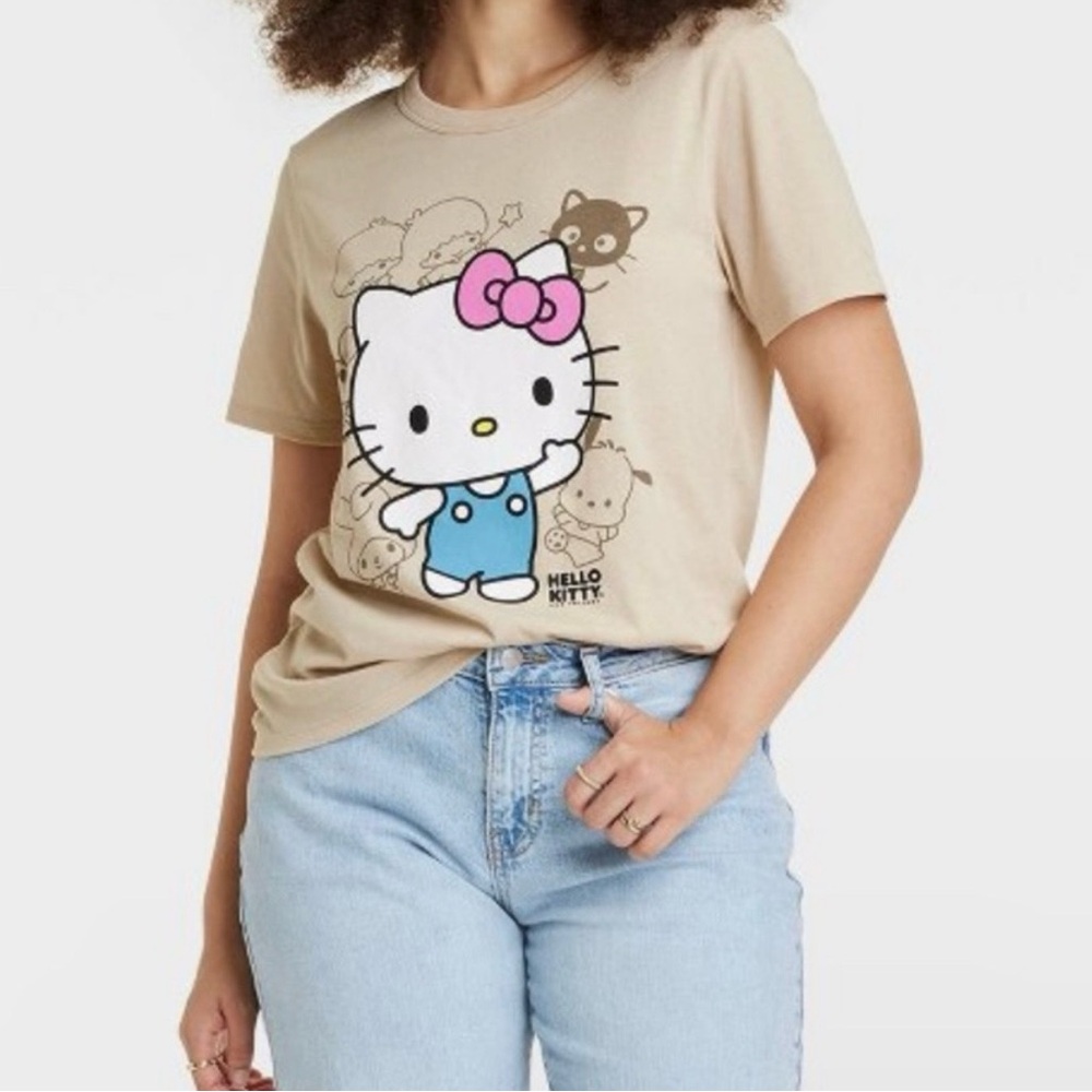 Hello Kitty Tan Women’s T-Shirt